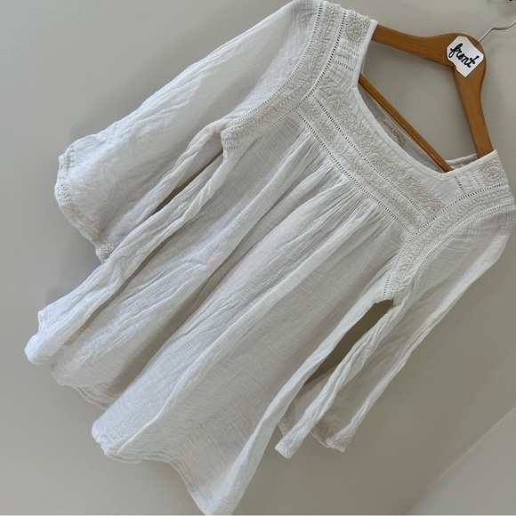 Cynthia Rowley women's sz M flowy blouse - Picture 1 of 9